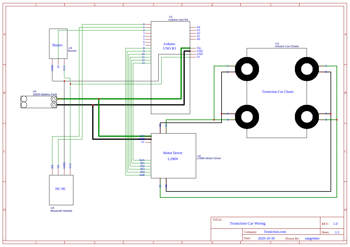 Arduino Car Wiring Diagram
