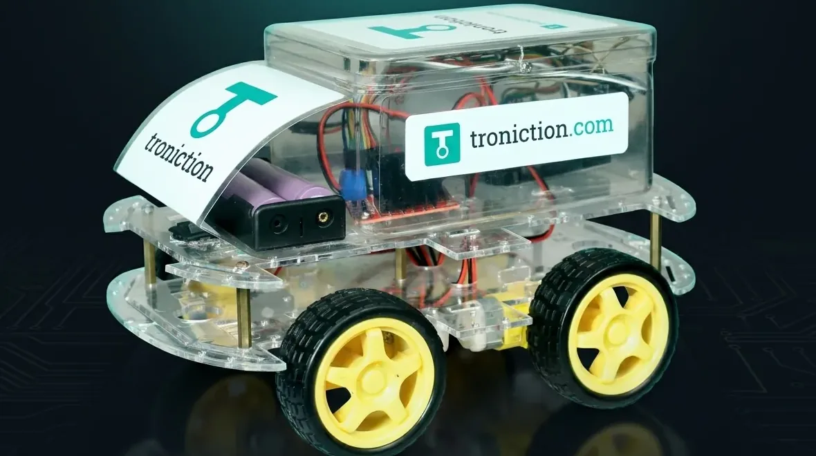 The Troniction Arduino car — built from scratch