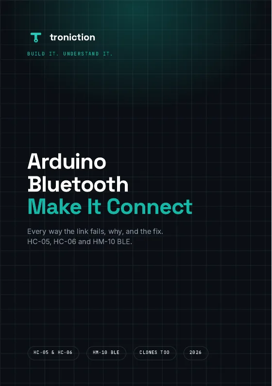 Arduino Bluetooth — Make It Connect, the cover