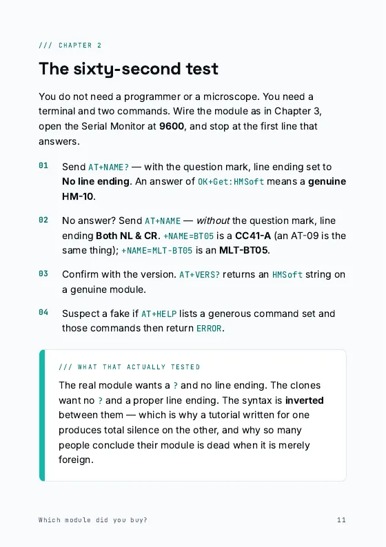 The sixty-second test