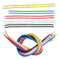 Solid core circuit wire in several colours