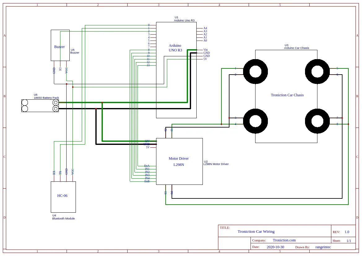 Arduino Car Wiring Diagram