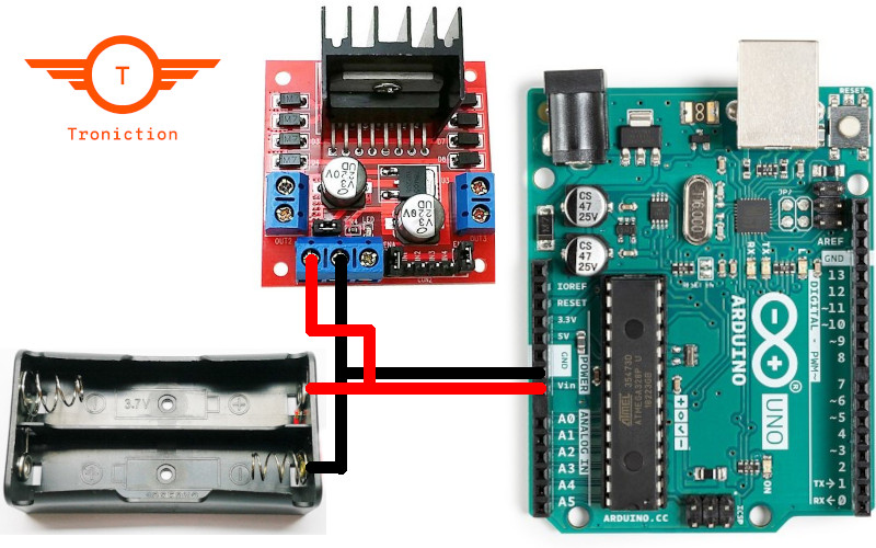 Powering Troniction Car with Rechargeable Batteries