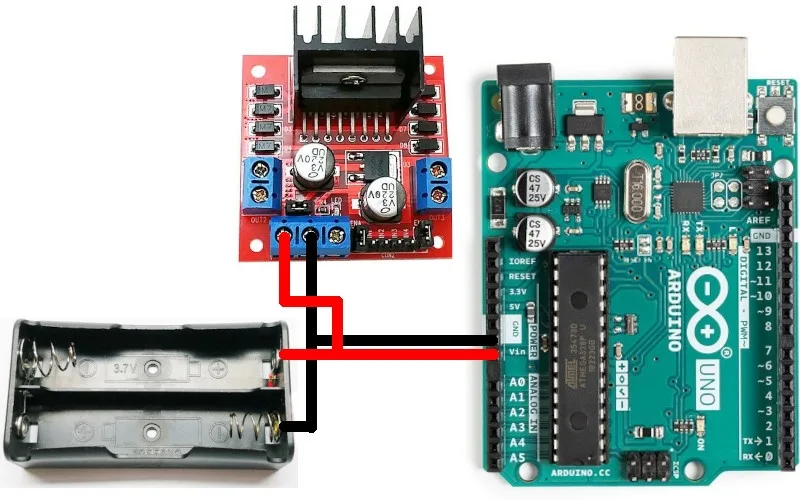 Powering the Troniction car with rechargeable batteries