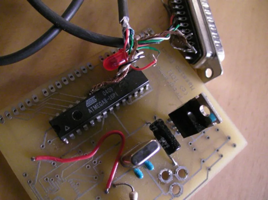 "The first Arduino ever made" (photo by Phillip Torrone, 2012)